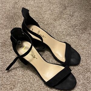 Lulu's Black Women's Heeled Sandals